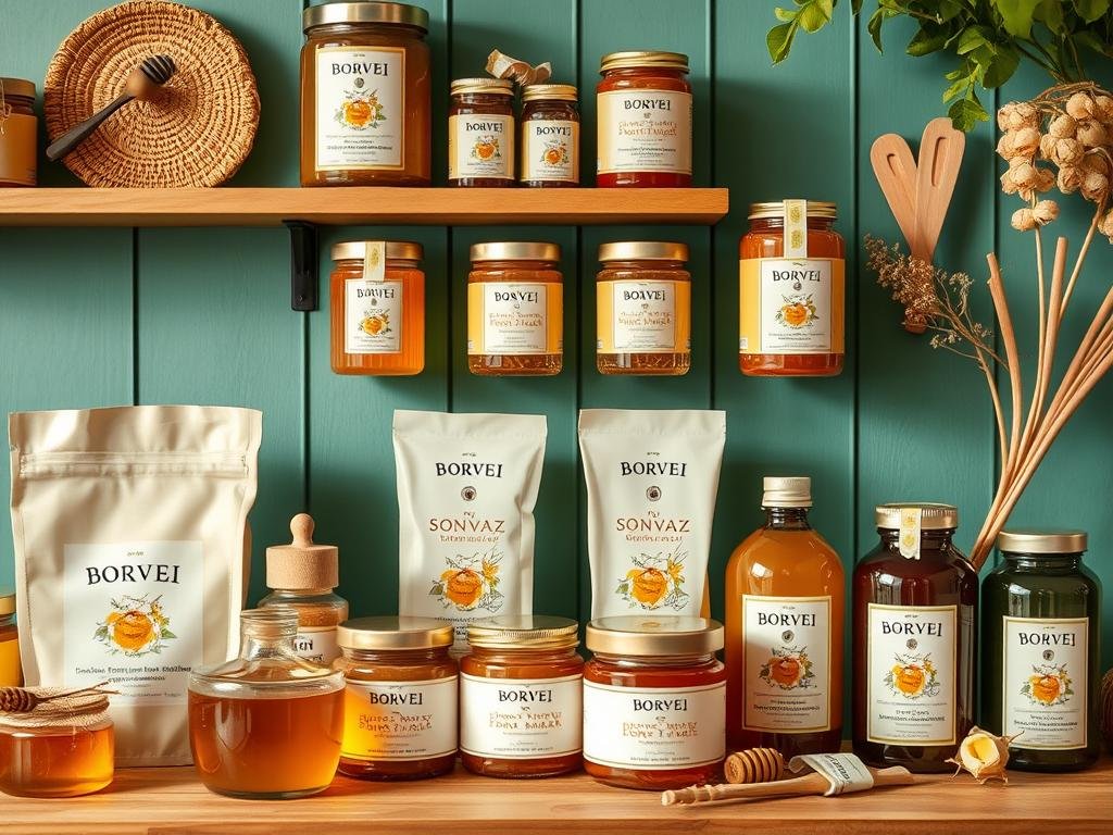 Immagine dello shop online Borvei con prodotti di miele e cera d'api