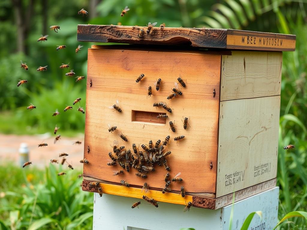 Immagine di arnia Langstroth Immagine di arnia Langstroth