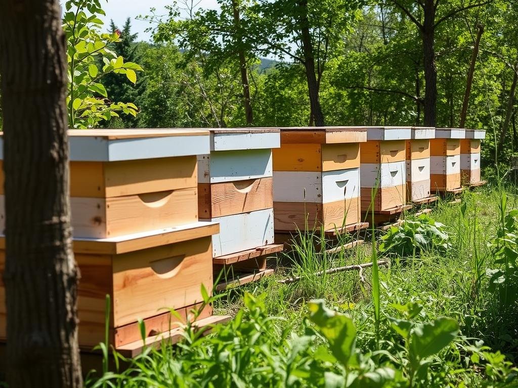 Immagine di arnie ecosostenibili