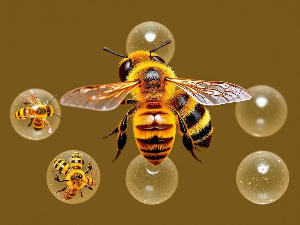 Immagine di nuclei di api su 5 telaini