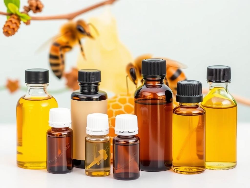 Immagine di oli essenziali utilizzati in apicoltura