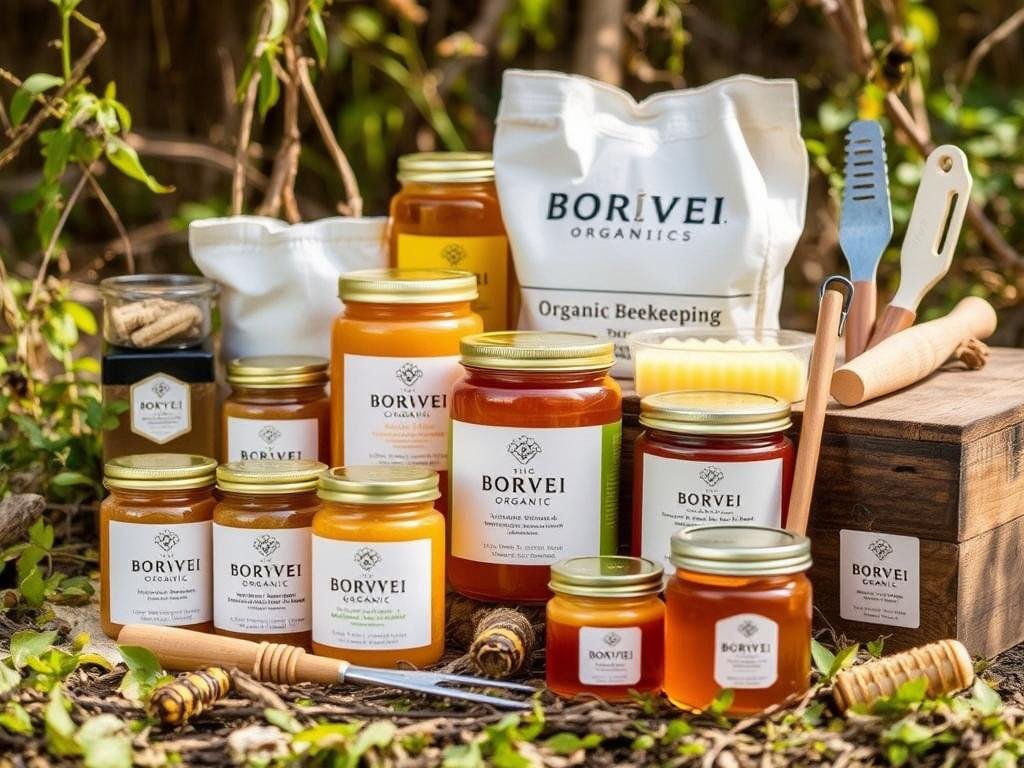 Immagine di prodotti di apicoltura biologica Borvei