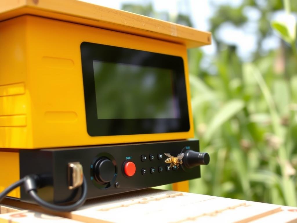 Immagine di un sistema di monitoraggio digitale per arnie