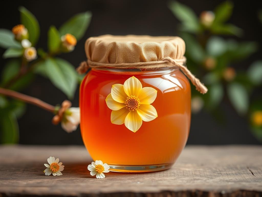 Immagine di un vaso di miele monoflora