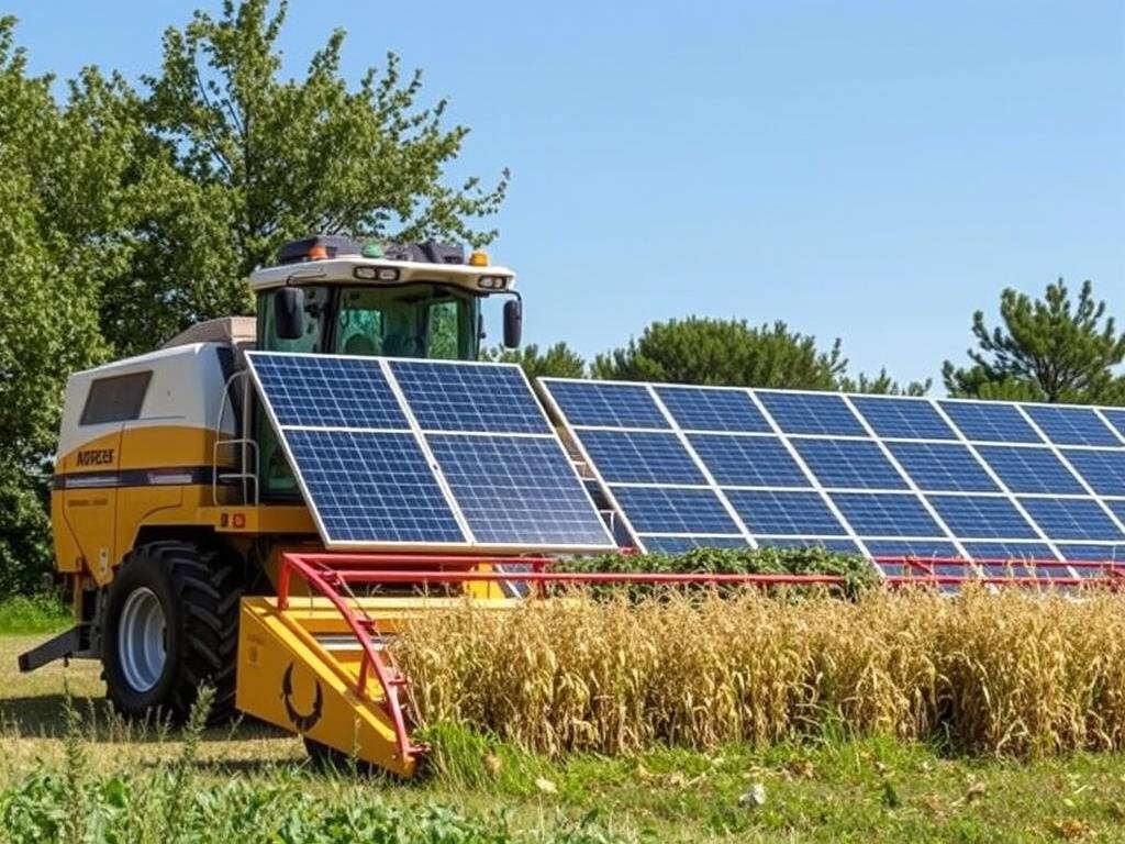 Immagine di una sceratrice solare in funzione