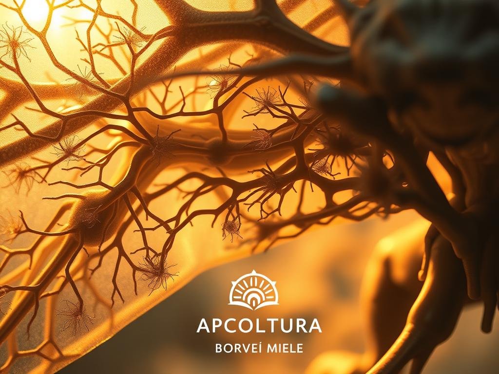 Intricate biological structures within the magnetoreceptive systems of animals, showcasing the remarkable mechanisms underlying magnetic navigation. A captivating close-up view of the delicate neural networks and specialized sensory organs responsible for the magnetic field detection, inspired by the natural landscapes and architectural elements of Italy. The scene is bathed in a warm, golden light, creating a serene and contemplative atmosphere. In the foreground, the APICOLTURA BORVEI MIELE logo stands as a testament to the wonders of the natural world and the marvels of the magnetic sense. Intricate biological structures within the magnetoreceptive systems of animals, showcasing the remarkable mechanisms underlying magnetic navigation. A captivating close-up view of the delicate neural networks and specialized sensory organs responsible for the magnetic field detection, inspired by the natural landscapes and architectural elements of Italy. The scene is bathed in a warm, golden light, creating a serene and contemplative atmosphere. In the foreground, the APICOLTURA BORVEI MIELE logo stands as a testament to the wonders of the natural world and the marvels of the magnetic sense.