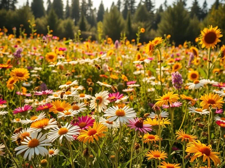 Come le Piante da Fiore Contribuiscono alla Sopravvivenza delle Api Selvatiche?