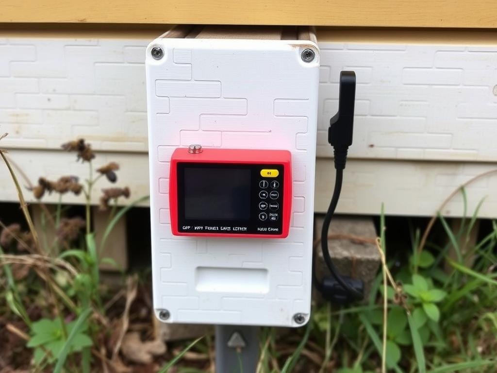 Genera immagine di un sistema antifurto GPS per alveari