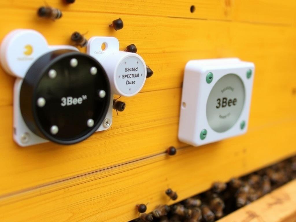 Genera un'immagine dei sensori SPECTRUM® di 3Bee installati in un alveare