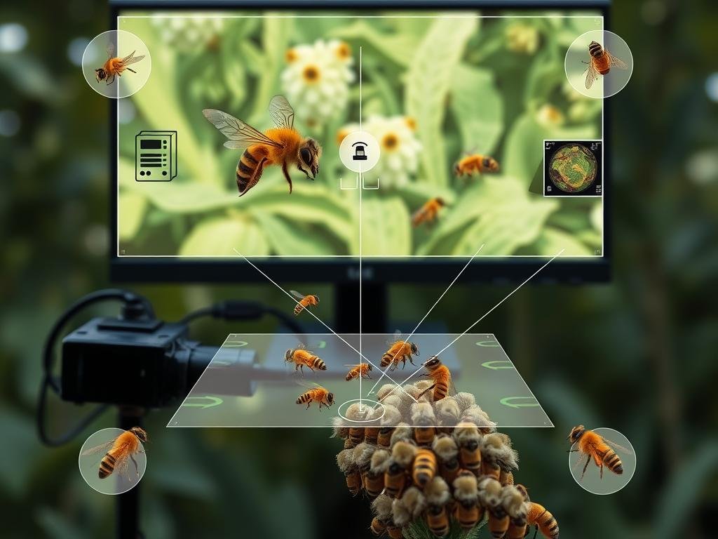 Generazione di un'immagine che rappresenta sistemi di computer vision per l'analisi delle api Generazione di un'immagine che rappresenta sistemi di computer vision per l'analisi delle api