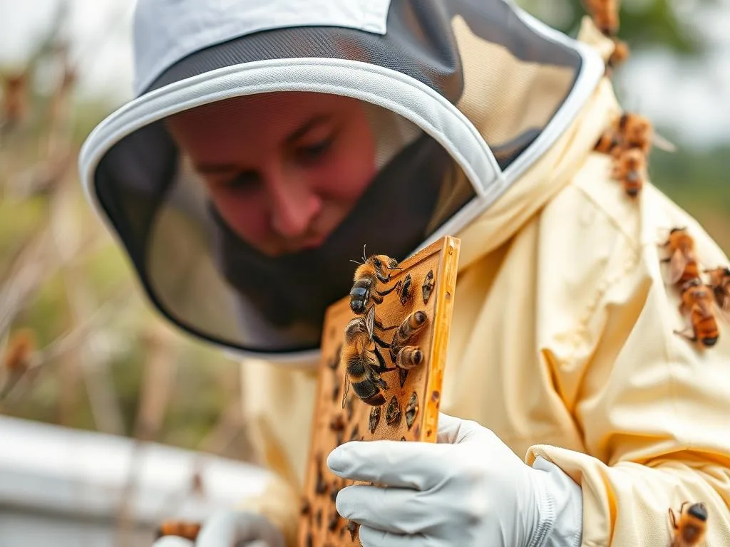 Immagine di una tuta da apicoltore Borvei di alta qualità Immagine di una tuta da apicoltore Borvei di alta qualità