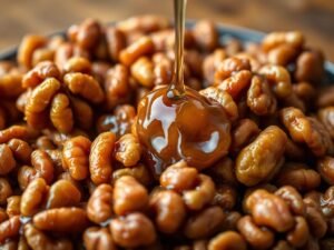 Noci caramellate al miele: snack croccante e salutare 1 Noci caramellate al miele: snack croccante e salutare