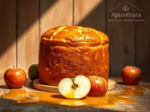 Torta di mele e miele: soffice, umida e profumata